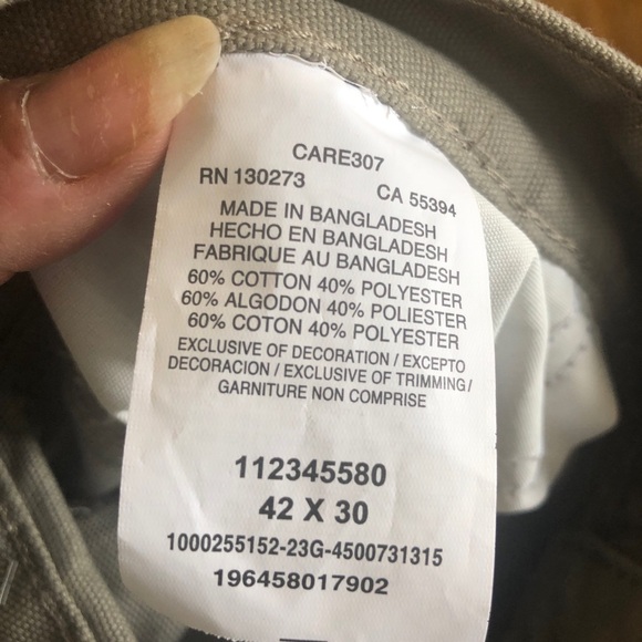 Wrangler Workwear Rigg Five Pocket Light Brown Tan Carpenter Work Pants - Picture 12 of 12